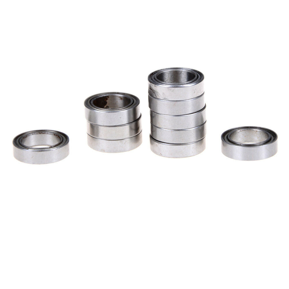 10x 6700ZZ 10 x 15 x 4mm modèle sealed Metal roulement à billes blindé.l8