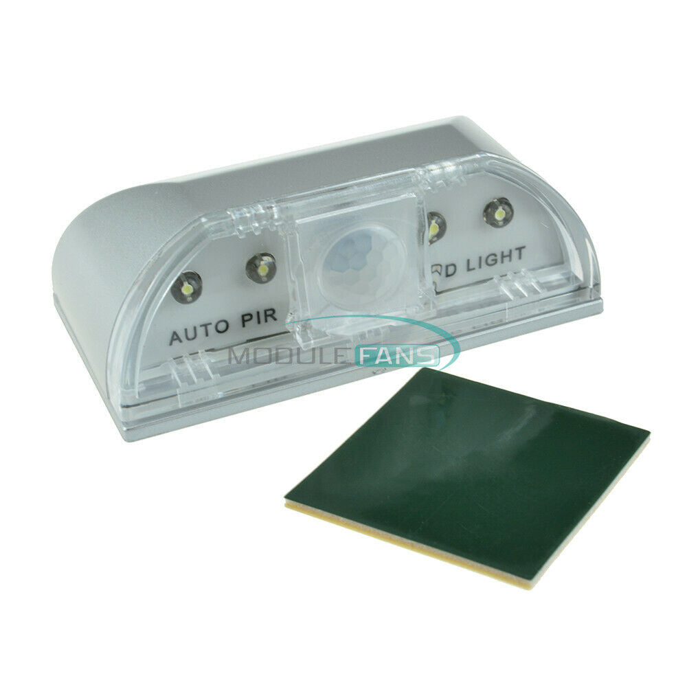 Infrared Detection 4 LED PIR Motion Sensor Home Kitchen Stairway Light Lamp