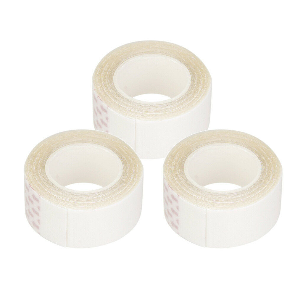 3 Pieces Invisible Wig Tape Hair Extension Hair Weft Hairpiece Tapes 300cm