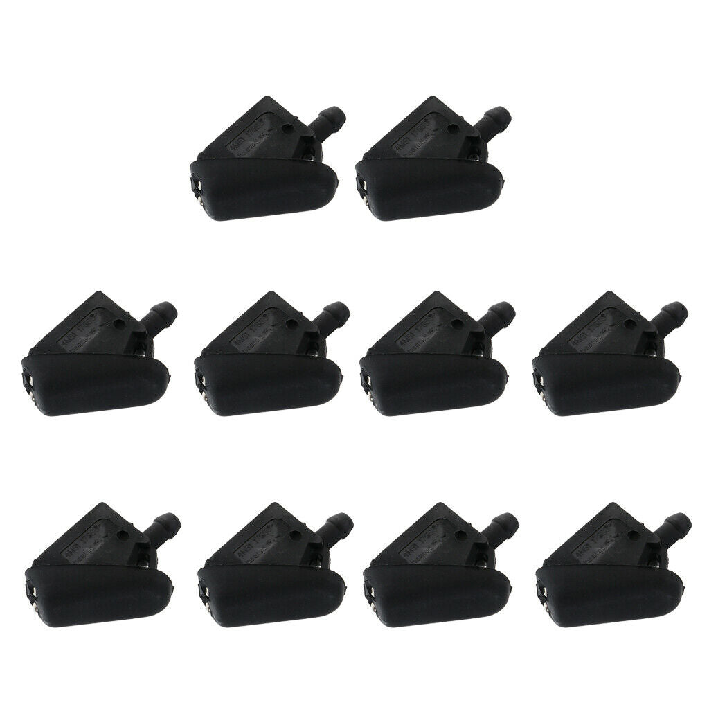 10 Pieces Car Nylon Windshield Wiper Spray Jet Washer Nozzles for Ford