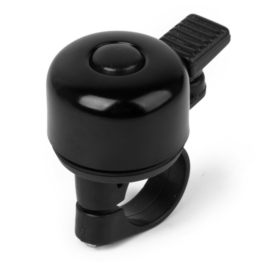 Bike Handlebar Bell Ring Black Aluminum