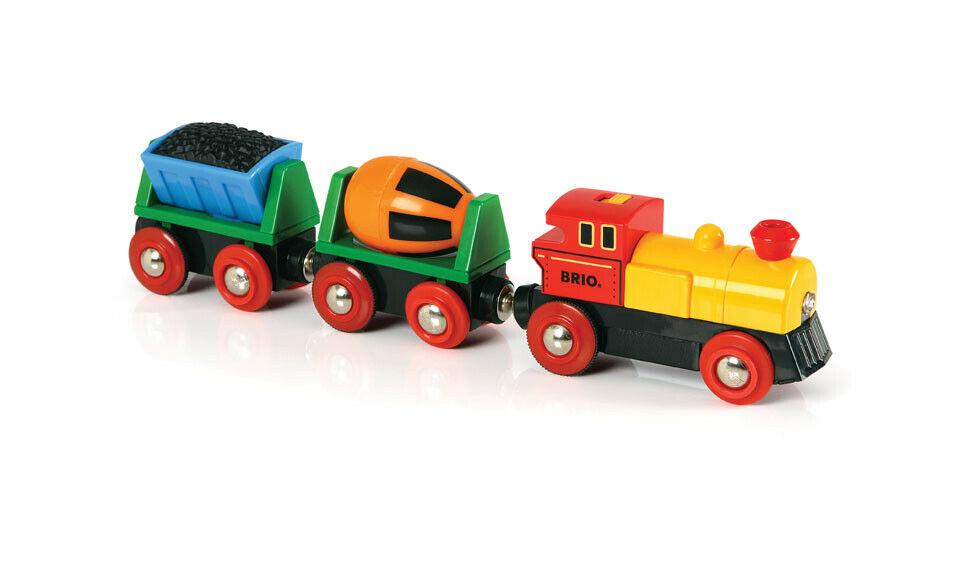33319 BRIO Battery Operated Action Train Wooden Railway Trains Age 3 years+