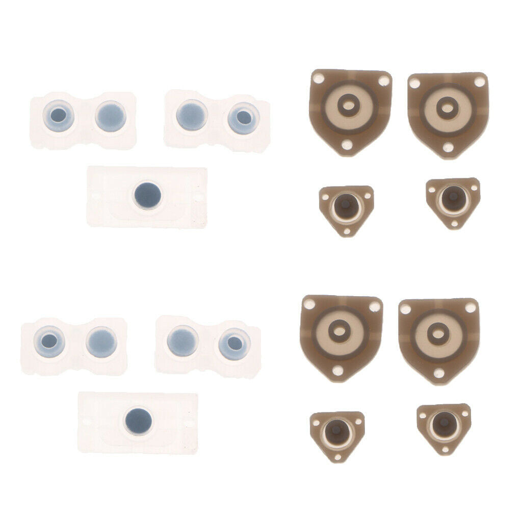 2 Sets Controller Button Tool Kit Conductive Rubber Pad for  PS4 Video Game