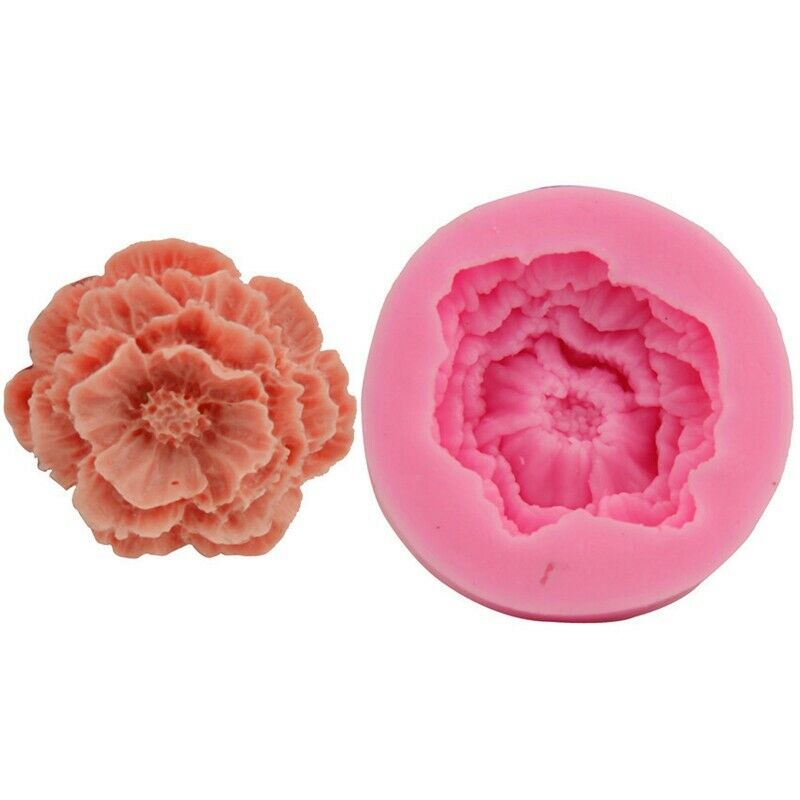 Mould Lily Flower Sugar Paste Cake Icing Chocolate Craft Water Silicone Decor