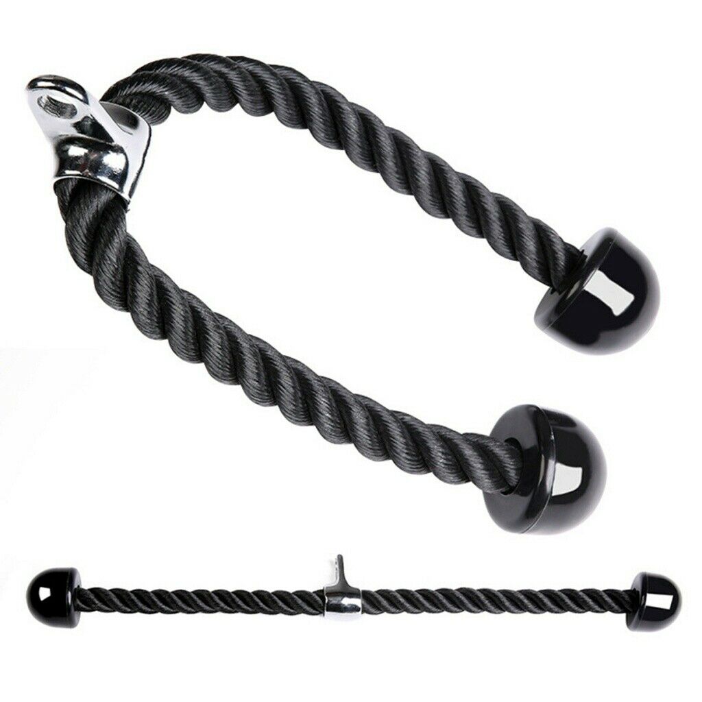 Tricep Pull Down Rope Abdominal Crunches Cable Attachment Laterals Biceps Rope