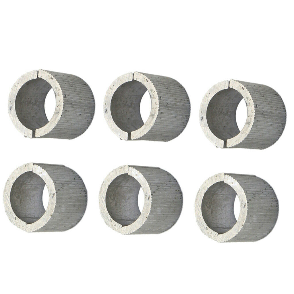 12Pcs 7/8" to 1" Handle Bar Mounts Risers Clamps Conversion Shims Spacers