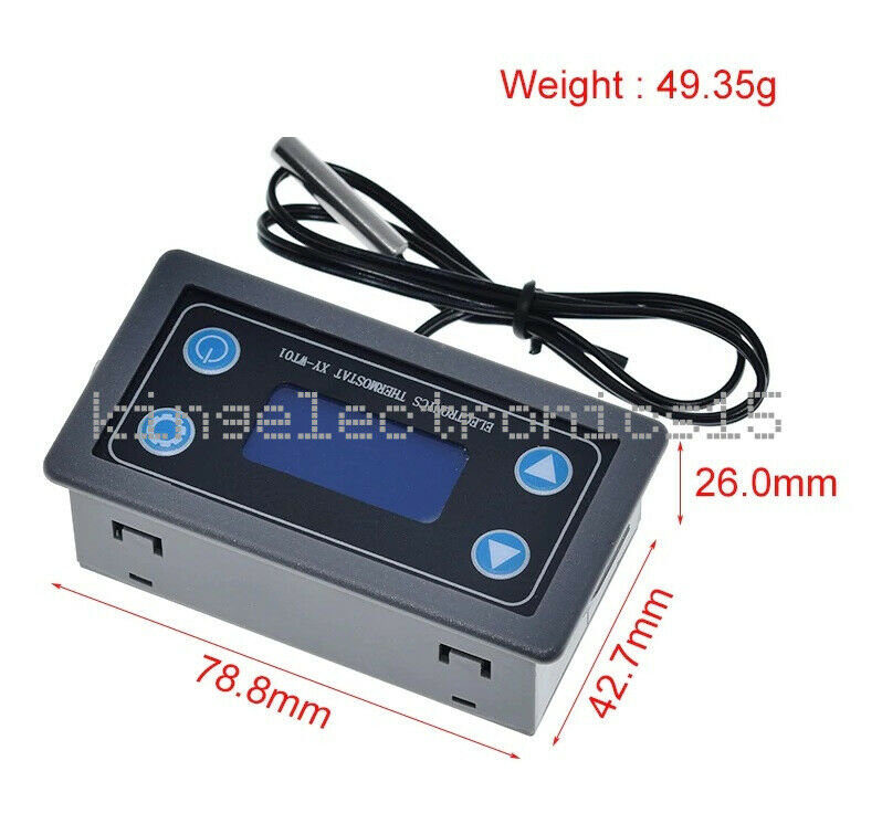 6-30V 10A Thermostat Digital Temperature Controller DThermal Thermocouple