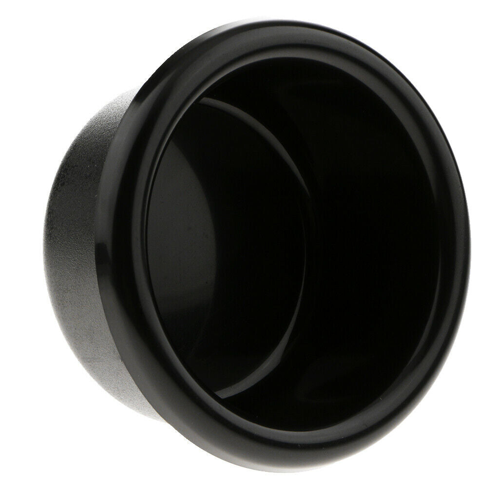 Black Plastic Cup Holder, Drop-in Cup Holder for Boats, RVs, Cars, Trucks (3.54