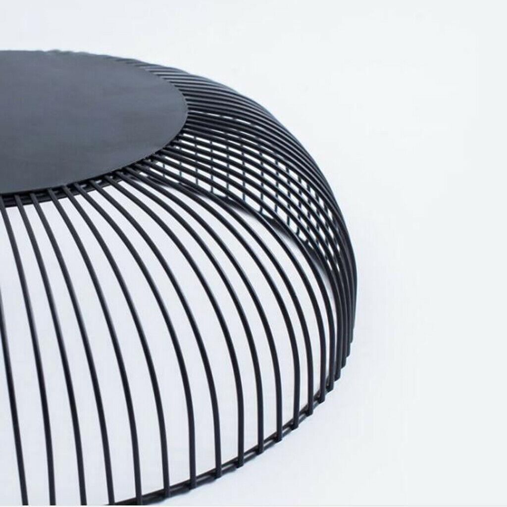 Metal Wire Fruit Bowl Geometric Metal Basket  for Storage Snacks, Bread,