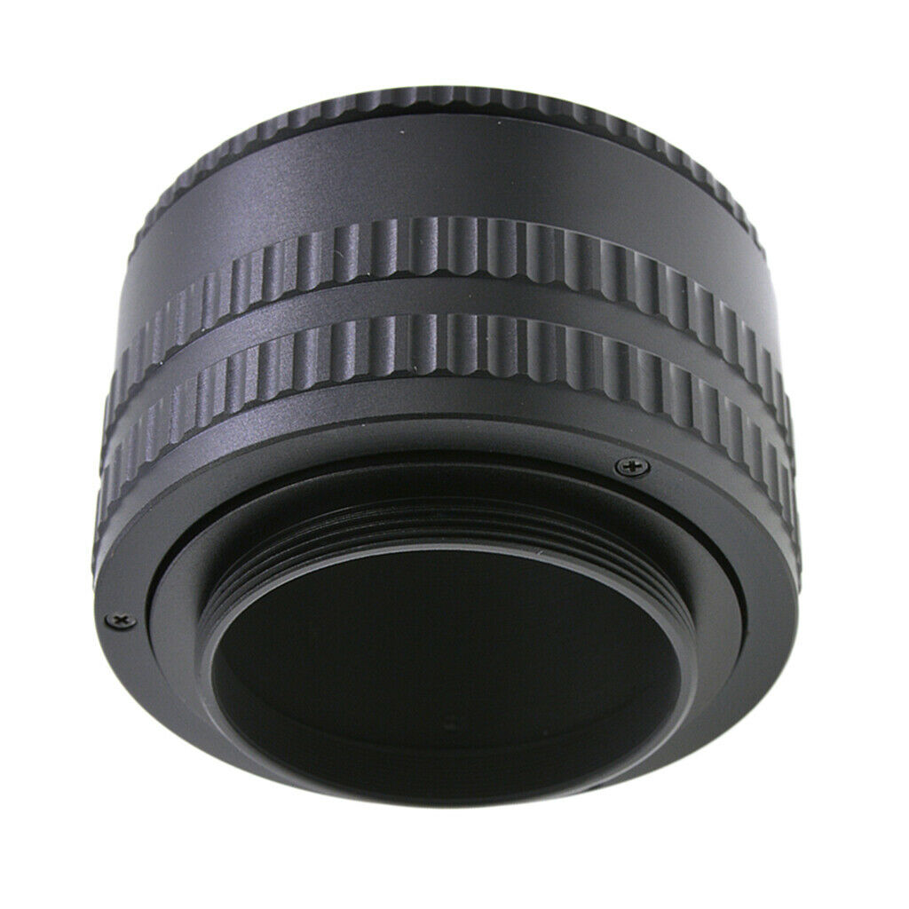 Alloy M42 Lens Adapter Adjustable Focusing Helicoid Adapter Macro Tube Black