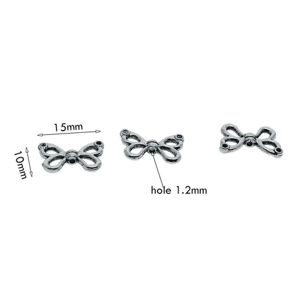 100pcs Spacer Beads Loose Beads for Necklace Jewelry Making Findings 15x10mm