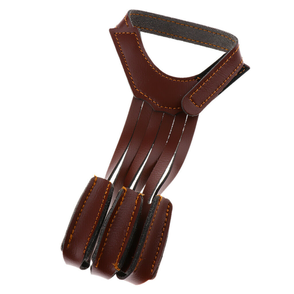 Soft Three Finger Recurve Bow Archery Glove Arm Guard Protective Gear