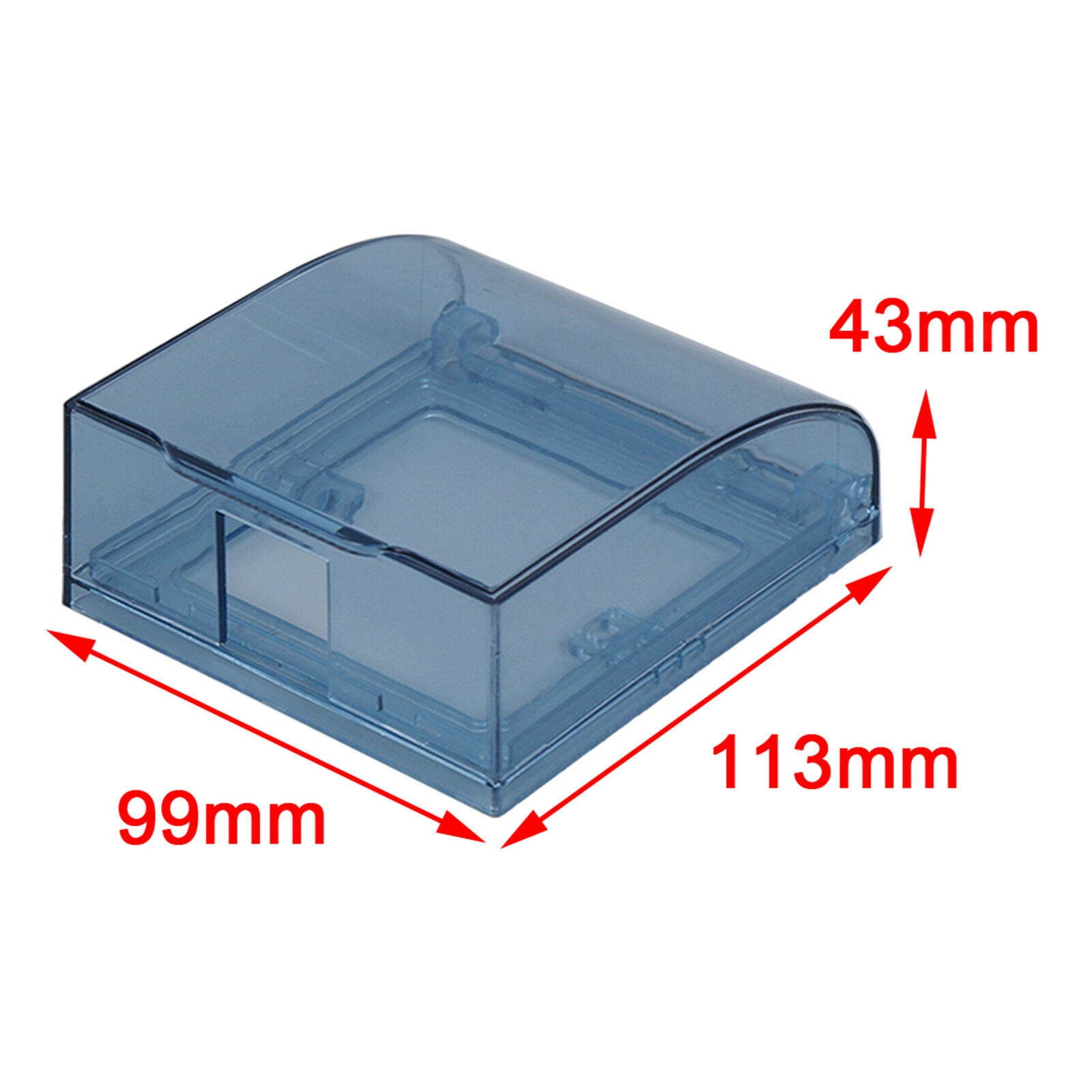 2x Waterproof Switch Cover Box Case Power Socket Protector  Proof Blue