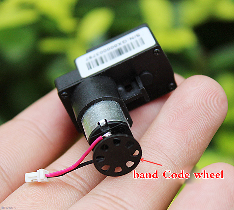 DC 3.7V small 7 font band Code wheel Geared motor Forward and reverse motor
