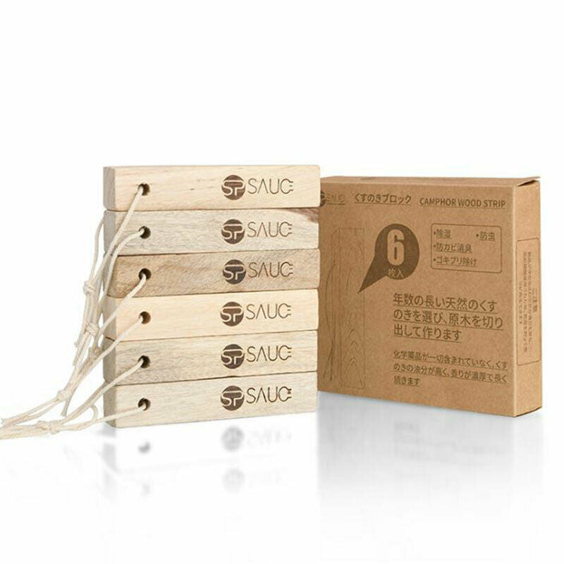 Japan 6Pcs Pure Natural Cedar Wood Moth Balls Camphor Repellent Wardro.l8