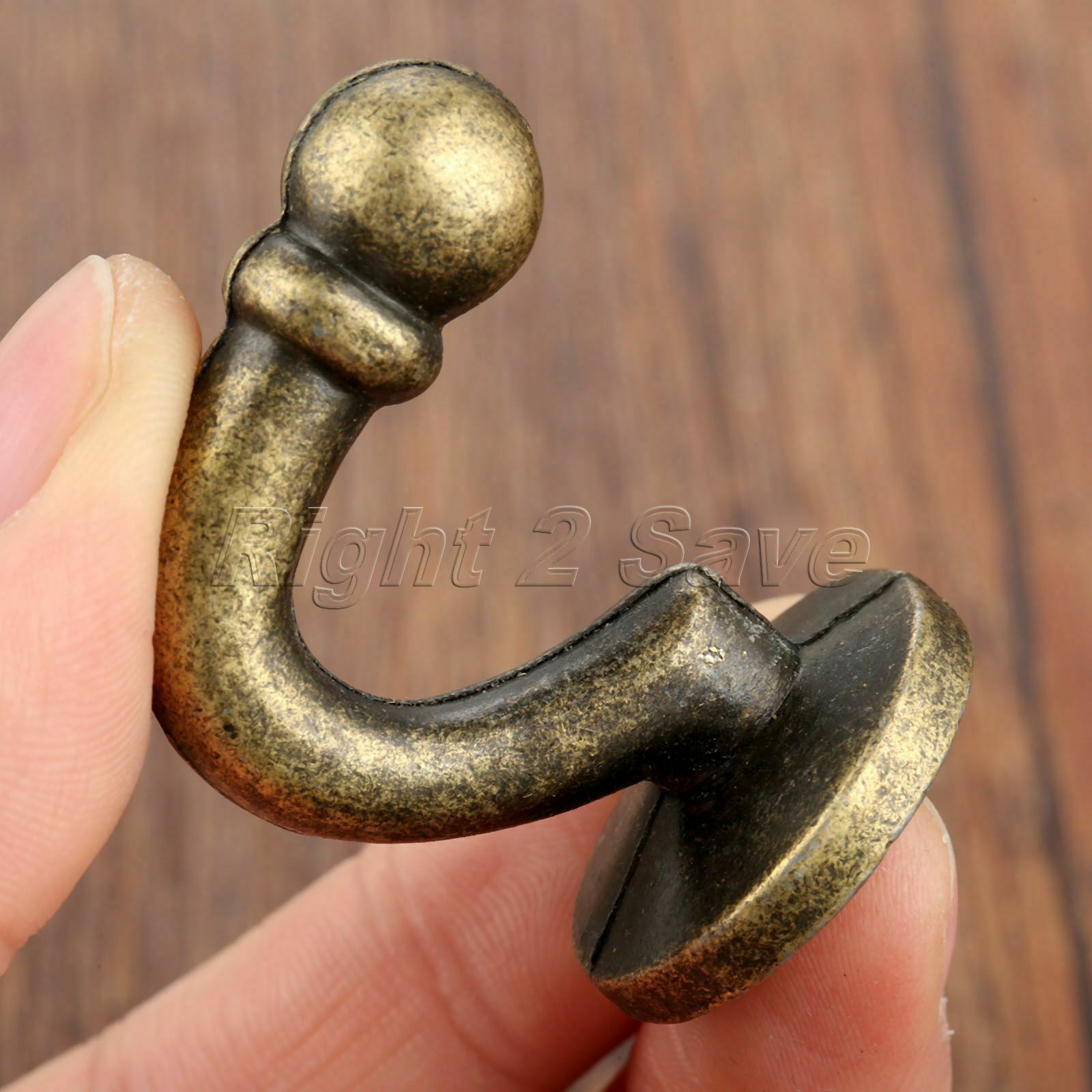 Zinc Alloy Bathroom Kitchen Wall Hooks Retro Coat Clothes Towel Holder Organizer