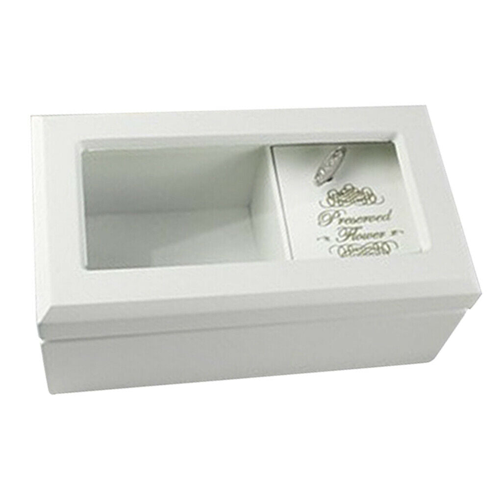 Musical Wooden Jewelry Box Organizer Jewelry Display Jewelry Gift Box White