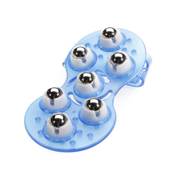 7 Stainless Steel Rolling Balls Massager Glove Metal Ball Massor