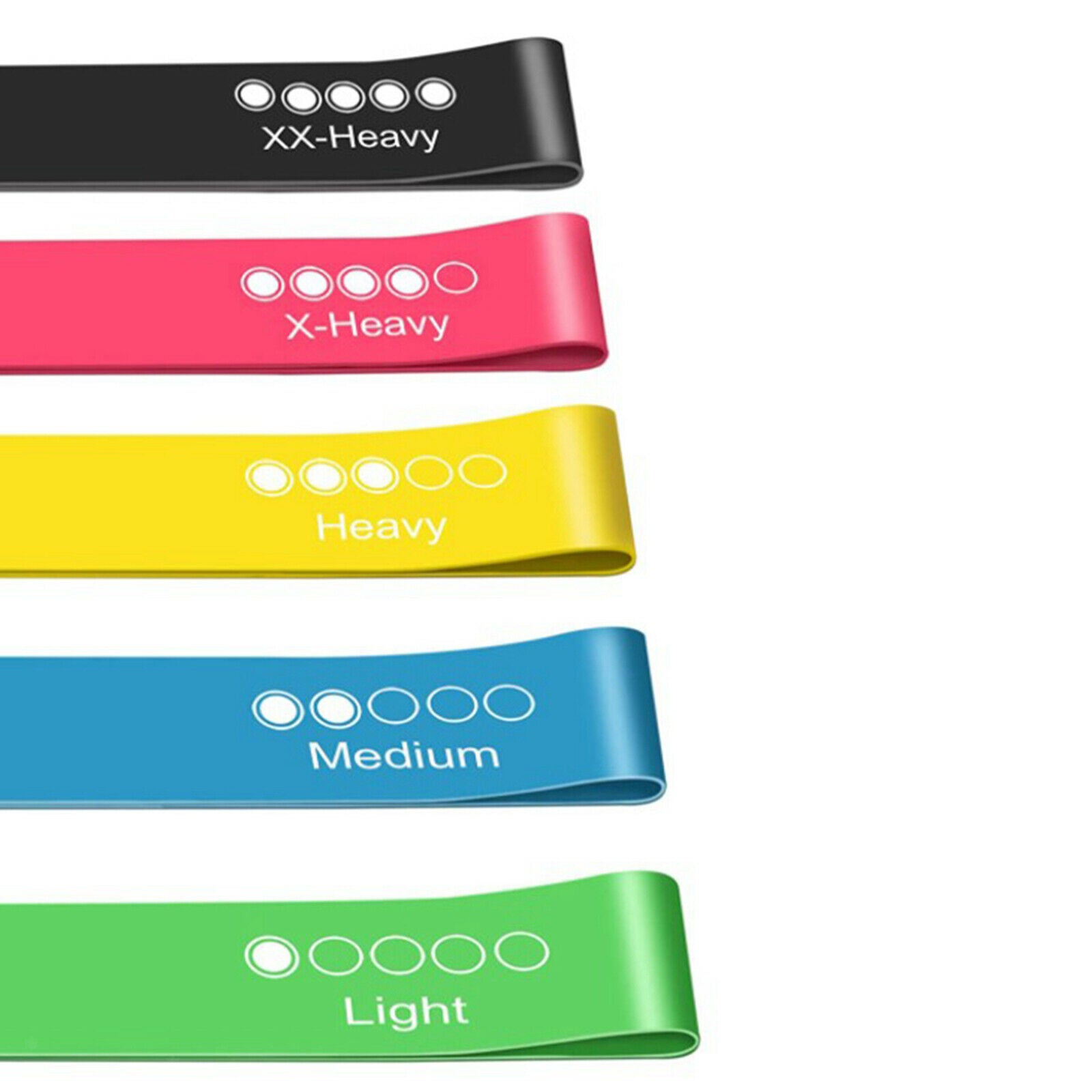 5pcs Resistance Bands Physical Gym Fitness Training Bands Fitness Gifts
