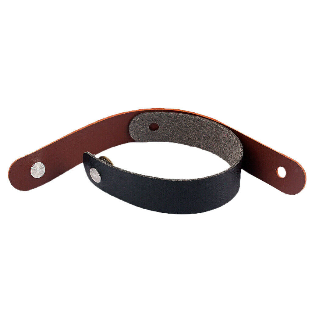 Synthetic Leather Band Button Hook for Acoustic Guitar