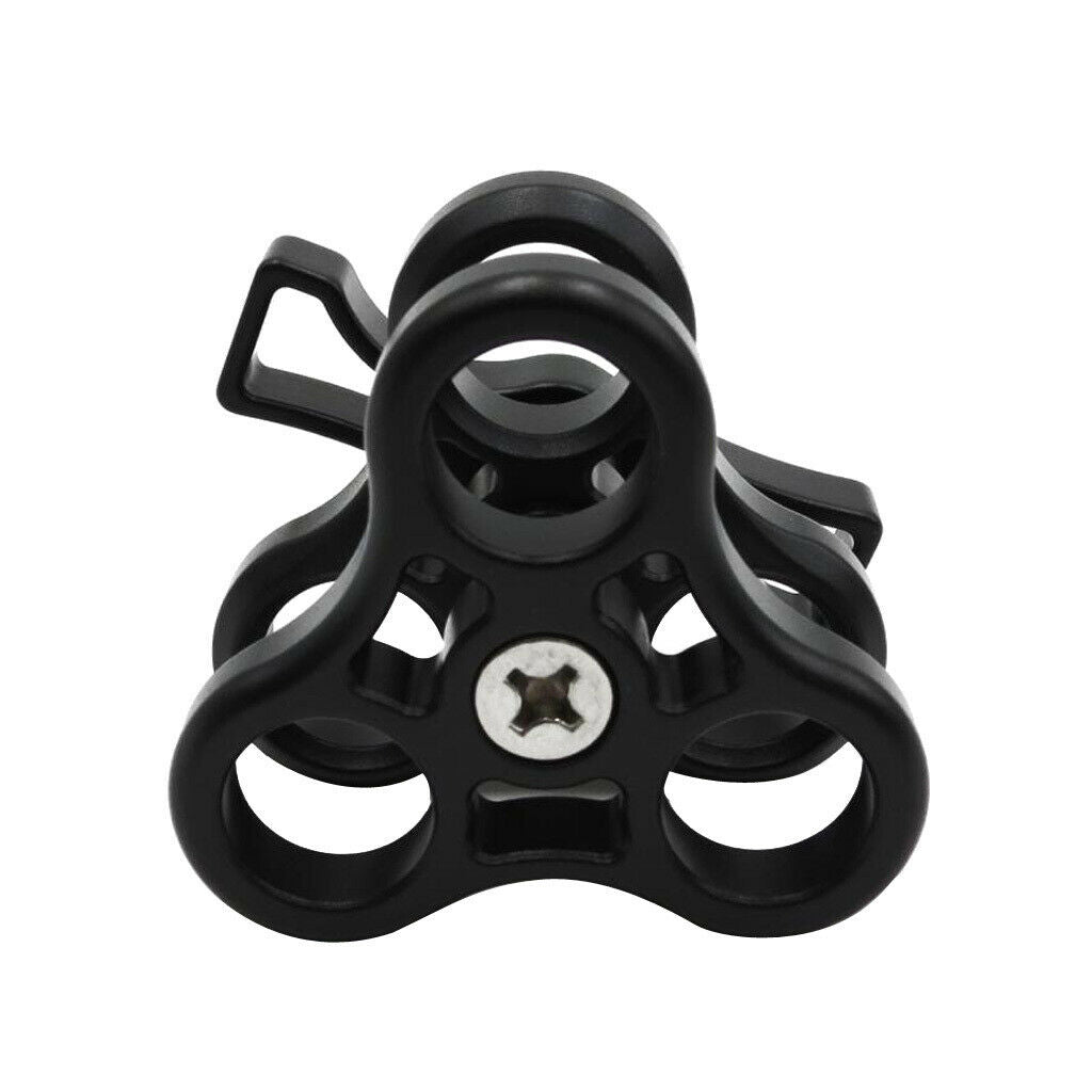 Scuba Diving Light Clamp Ball Joint Clamp Holder Easy Moving for Gopro