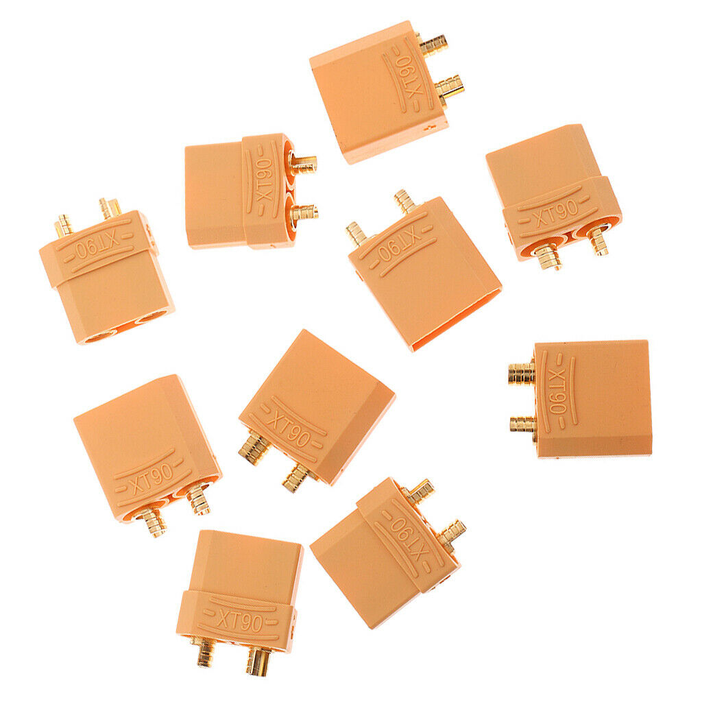 10pcs 90A XT90 Connector Adapter Connector Male Female for RC Lipo