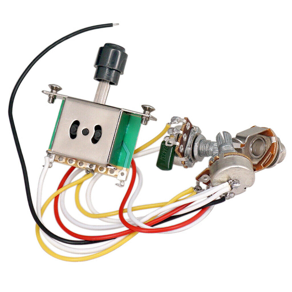 Electric Guitar Prewired 3 Way Switch Wiring Harness for Guitar Accessory