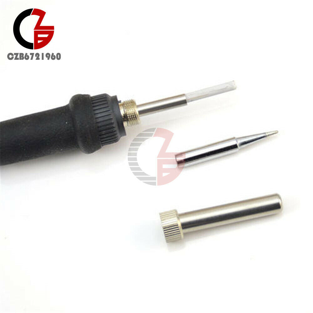 60W Iron Plated Tip Electric Soldering Tool For Welding Lead-free Semiconductors