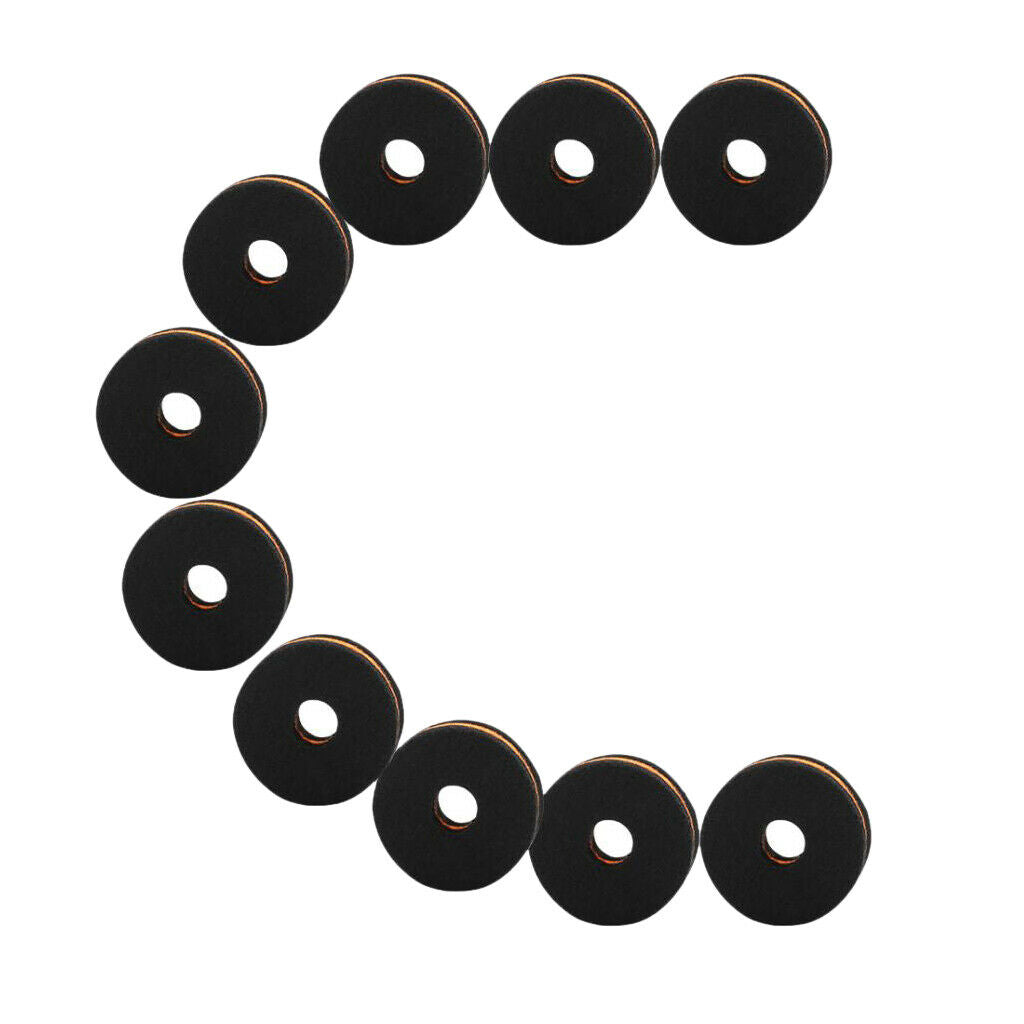 10x Black Cymbal Felt Washers Kit Cymbal Stand Percussion Drum Accessories