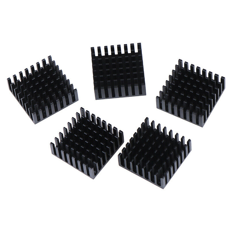 5pcs 25*25*10mm Aluminum Cooler Radiator Electronic Chip Heats..l8