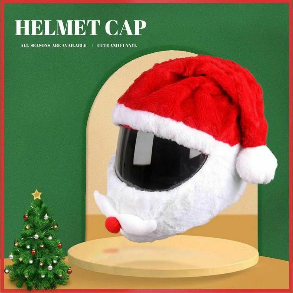 Heeds Helmet Hat Fun Rides and Gifts Motorcycle Helmet Cover Christmas Cap