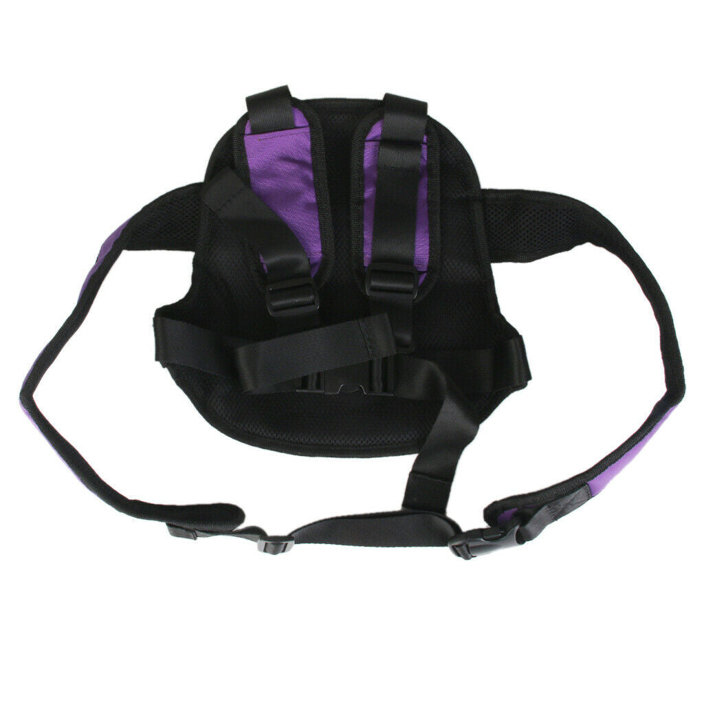 Motorcycle Kid Safety Seat Strap Belt Harness Chest Child Buckle Purple