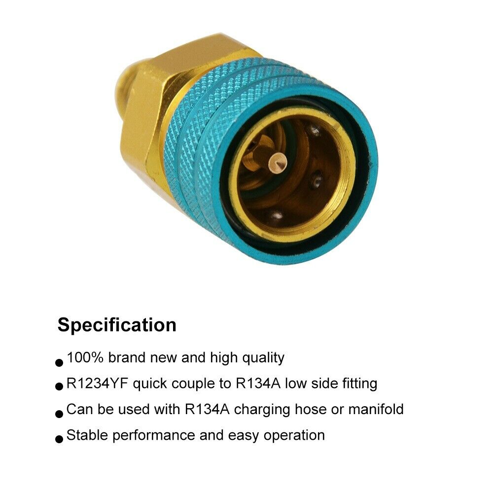R1234YF Low Side  Coupler, R12 to R134A Hose Adapter Fitting Connector for CarL5