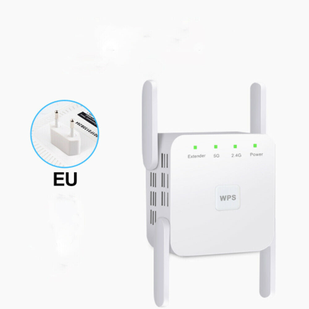 Dual Band WIFI Repeater 2.4G 5G 1200Mbps Router Wireless Range Extender Booster