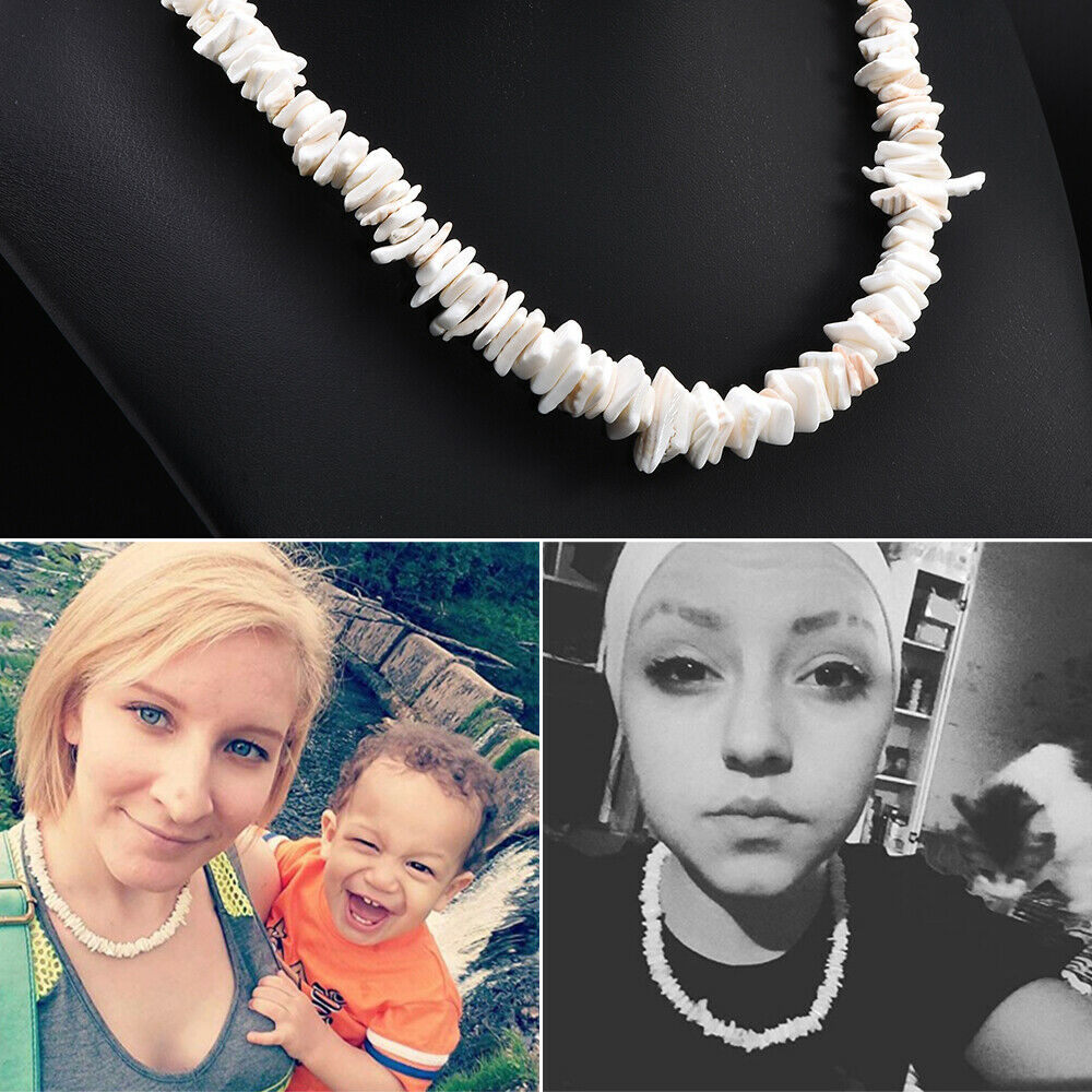 White Conch Clam Chips puka Shell Necklace Collar Choker Fashion For Women Men