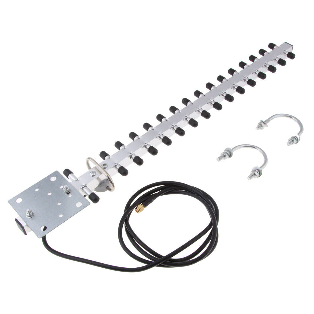 1.5M   25DBI High Gain Yagi WLAN WiFi Wireless Directional Antenna Booster