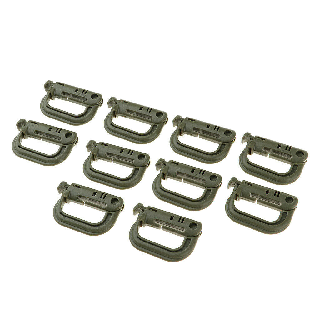 20pcs Keychain  Locking Buckle Carabiner Climbing Hook Attachment