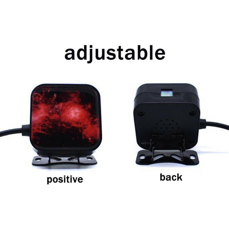 Car Rotating Star Projector Red LED Night Roof Light Atmosphere lamp Universal