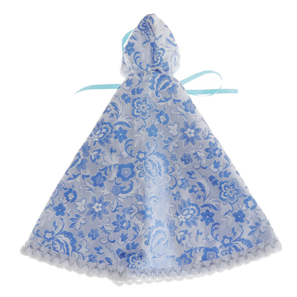 2 Packs Fashionable Cloak for 1/6 Blythe Dollfie BB Outfits Blue and Yellow