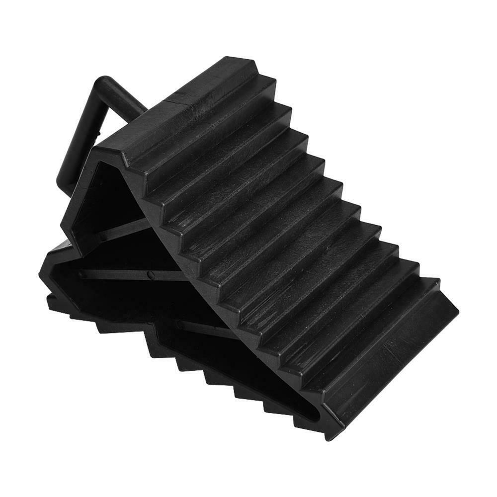 2Pc Car Anti-slip Block Tyre Slip Stopper Wheel Alignment Block Tire Support Pad