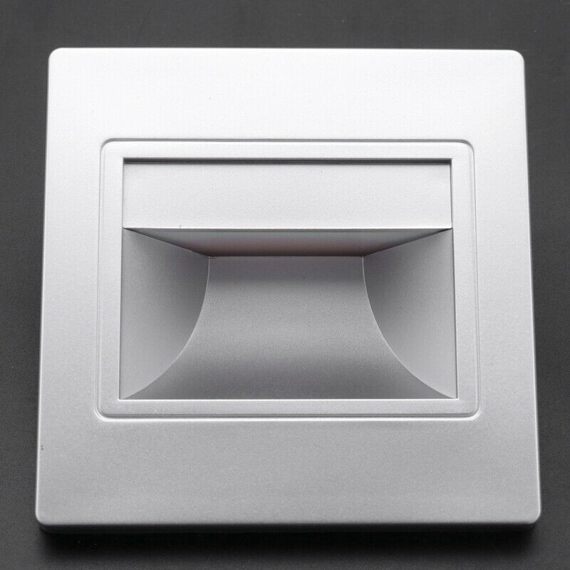 4Pcs Stair Light Led 3W LED Recessed Wall Light Footlight Step Lamps Indoor BaB8