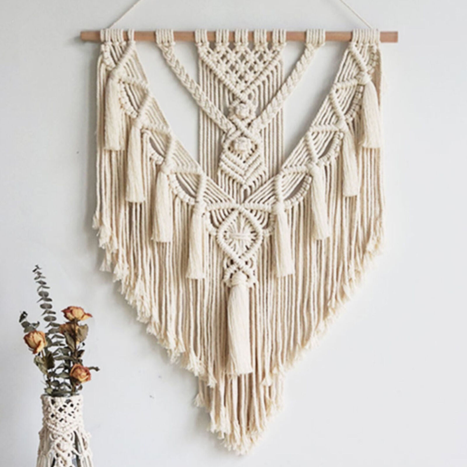 Macrame Wall Hanging Tapestry Wall Decor Boho Chic Bohemians Woven Home Decor