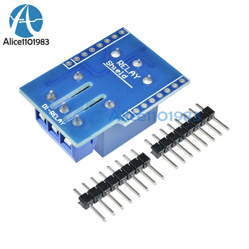 5V 1CH Relay Shield V2 Version 2 for WEMOS D1 mini ESP8266 WiFi Module Arduino