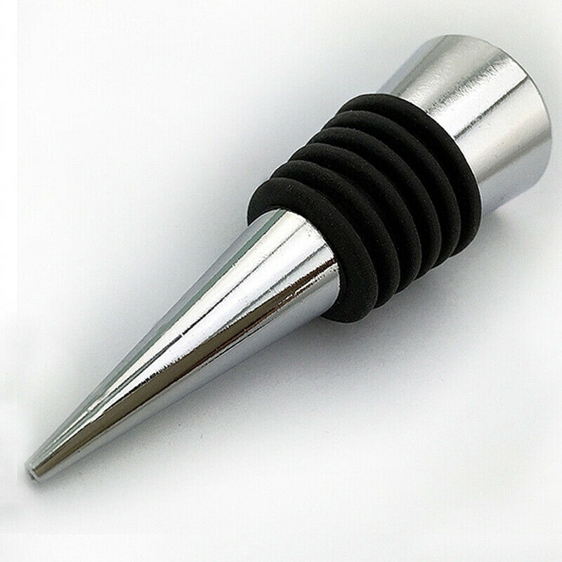 2PCS Steel Tapered Wine Corks Storage Bottle Stoppers Crafts Art  NEW