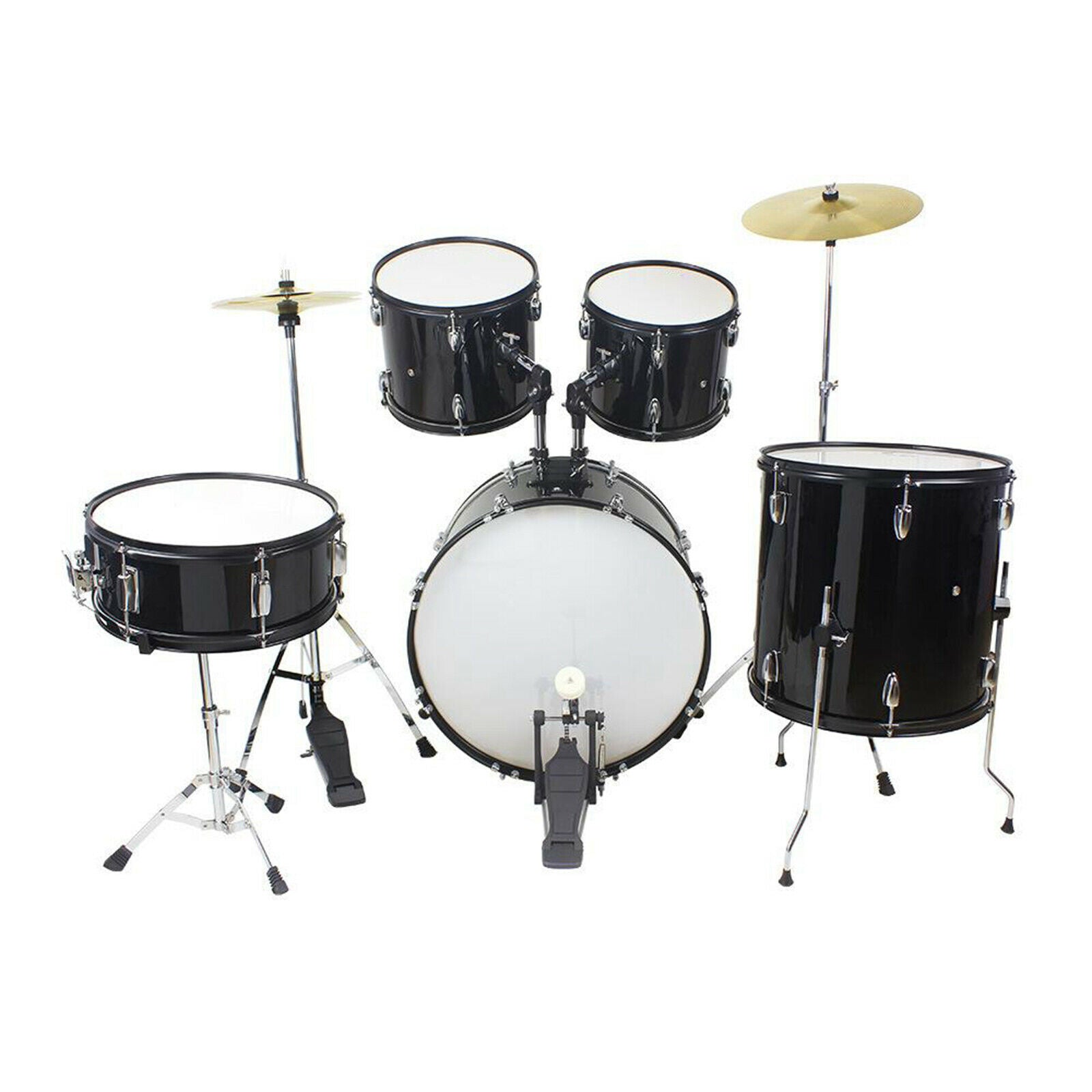 3pcs Floor Tom Drum Legs Rubber Feet Replacement Parts Accessories Metal DIY