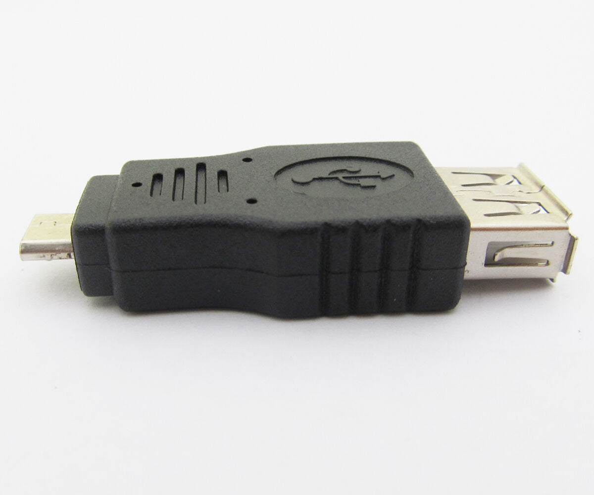 3pcs USB 2.0 A Female to Micro-B Male OTG Adapter Connector