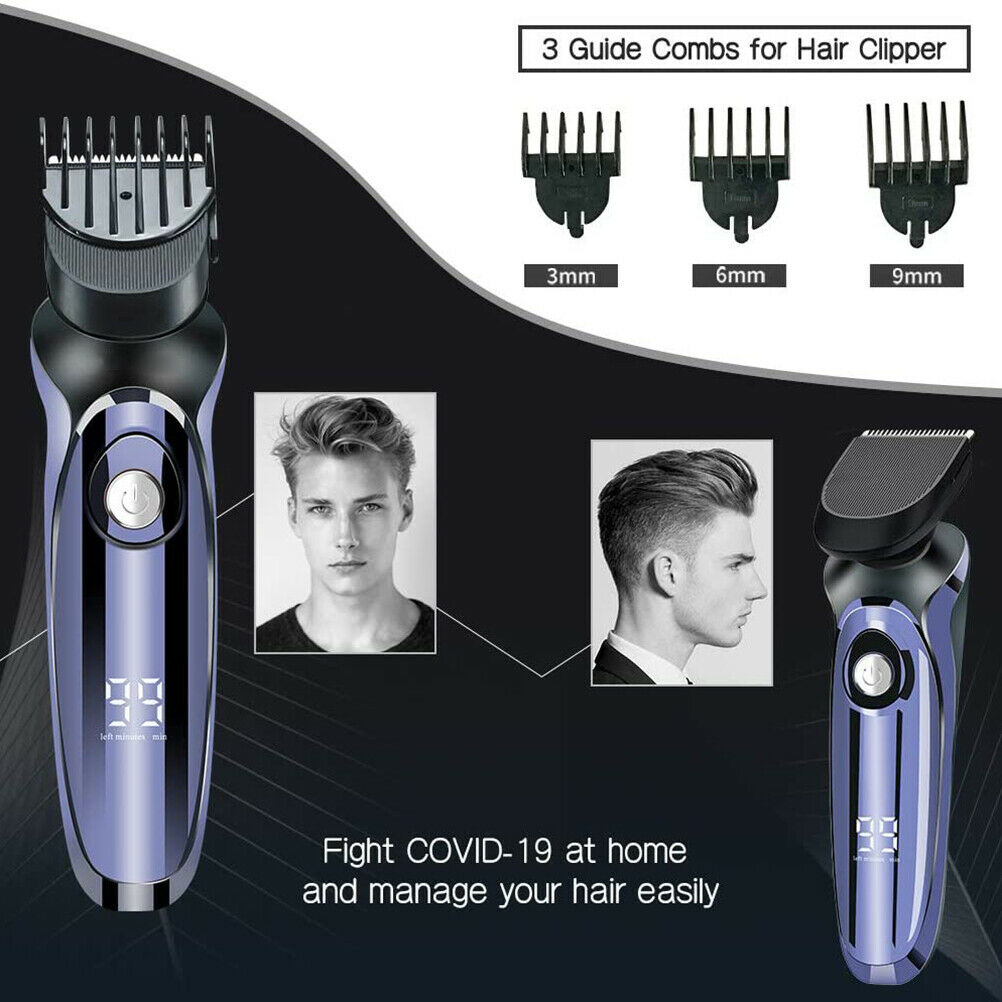 Men's 4D Electric Shaver Cordless Hair Trimmer Rotary Head Shavers Beard Trimmer