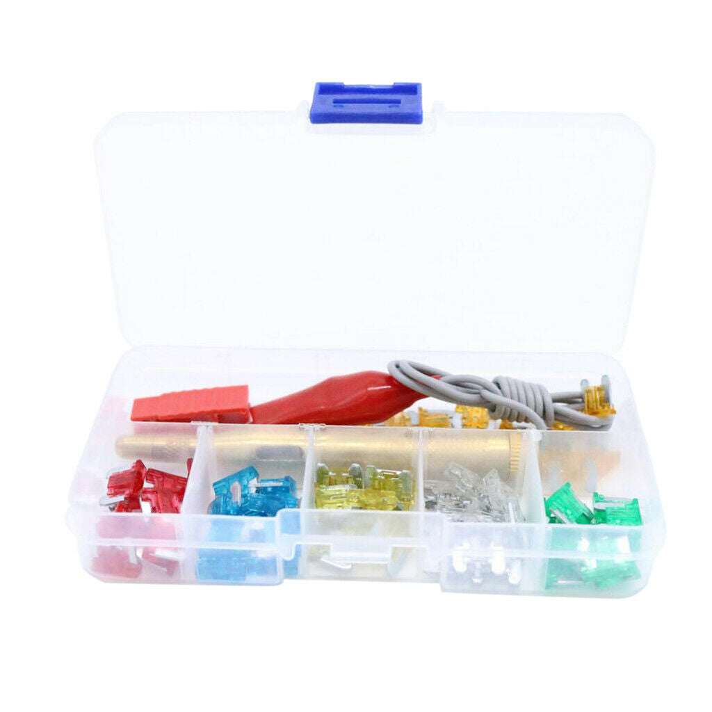 60pcs Car Auto Mini Low Profile  Fuses Kit 5A 10A 15A 25A 30A 6 Sizes