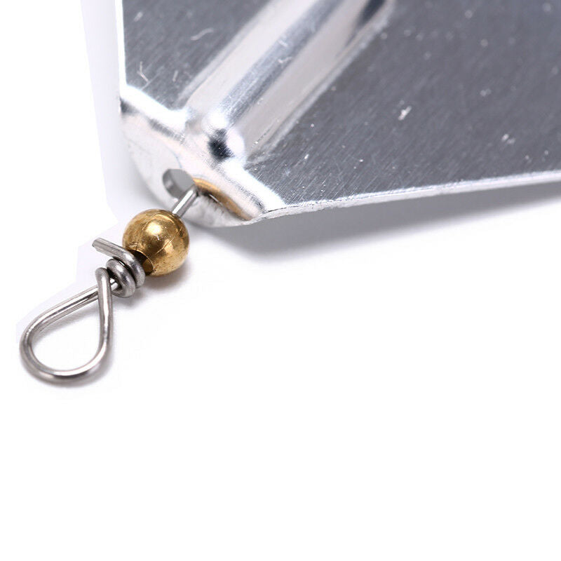 fishing sequins lures rotating blade fiy fishing hard metal spinner bait t.l8