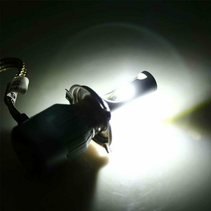 2X H4 LED Headlamp Kit 78W 30000LM Distance/dipped-beam COB 6000K XenonBDAU